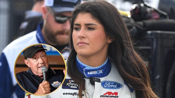 Ken Schrader and Hailie Deegan