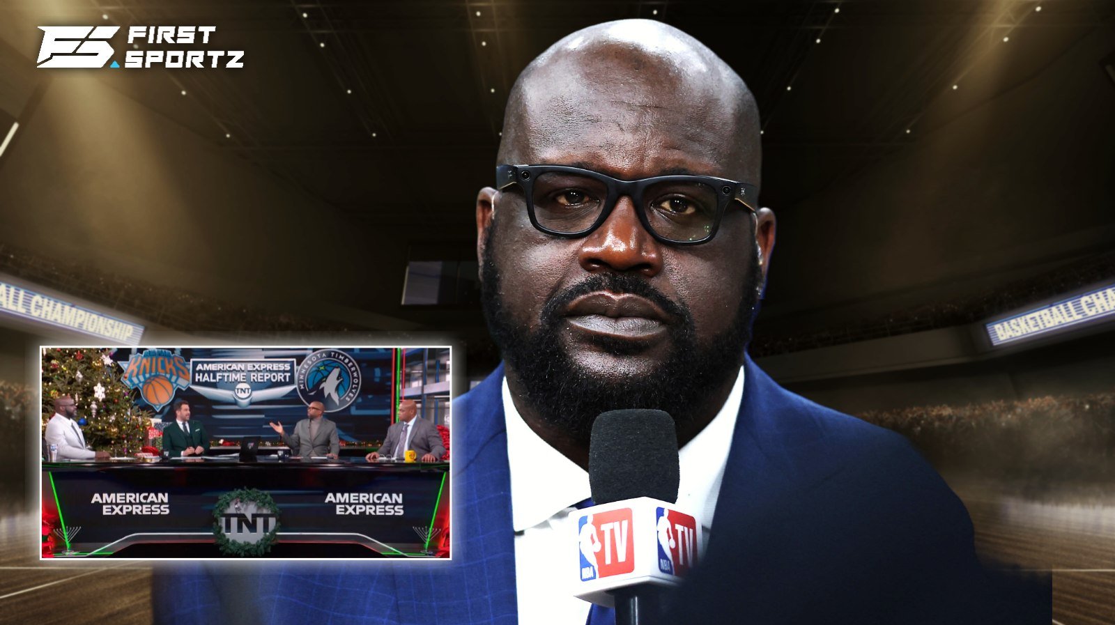 WATCH: Shaquille O’Neal Christmas tragedy repeats yet again as NBA giant falls into tree