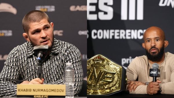 Khabib Nurmagomedov and Demetrious Johnson