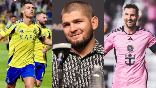 Khabib Nurmagomedov engages himself in the 'GOAT' debate between Cristiano Ronaldo and Lionel Messi