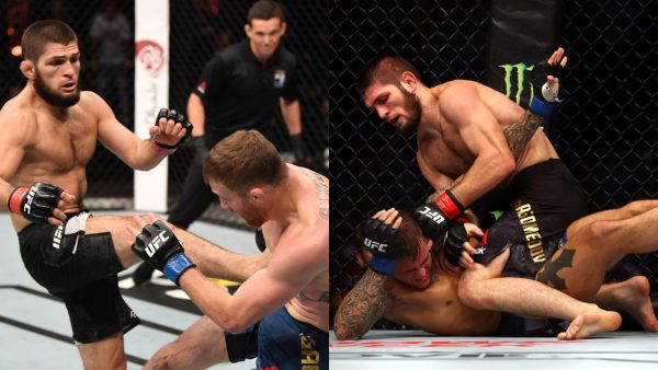 Khabib Nurmagomedov fighting against Justin Gaethje and Dustin Poirier