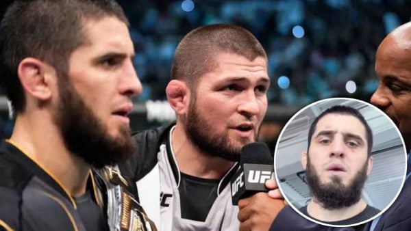 Khabib Nurmagomedov trains Islam Makhachev