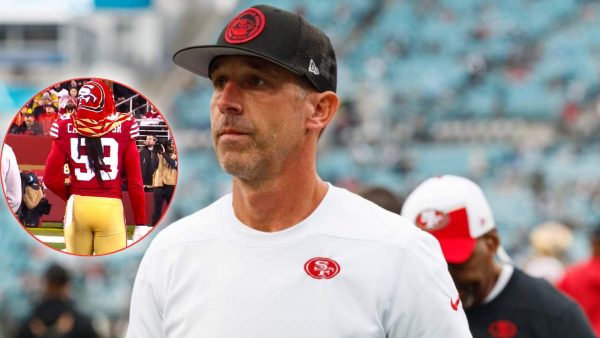 Kyle Shanahan isn't happy about De’Vondre Campbell leaving in the middle of Rams game