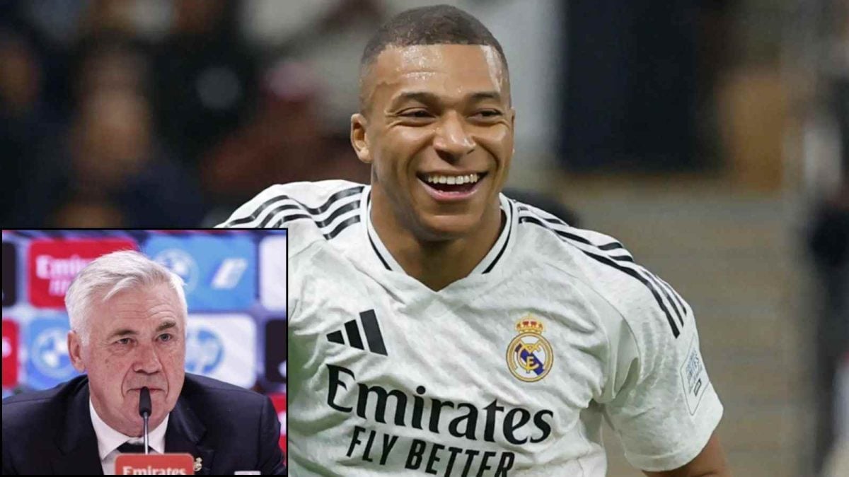 Kylian Mbappe and Carlo Ancelotti