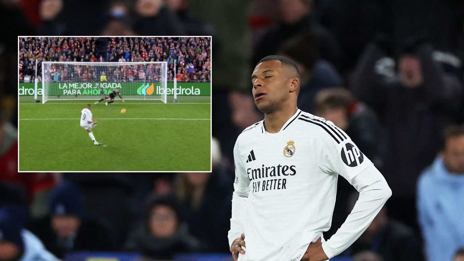 “They never needed this guy” – Fans turn on Kylian Mbappe as Real Madrid star misses second penalty in two games in 2-1 loss to Athletic Club