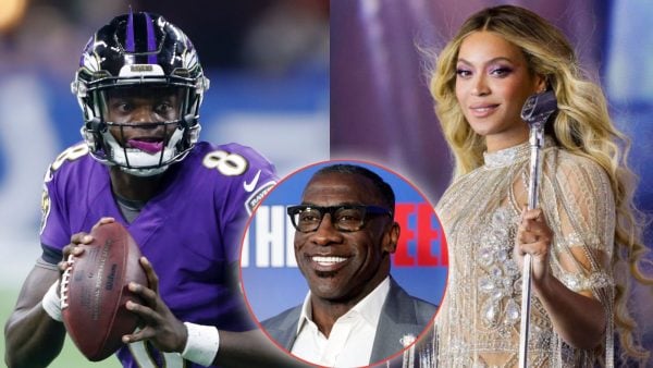 Lamar Jackson, Shannon Sharpe, Beyonce