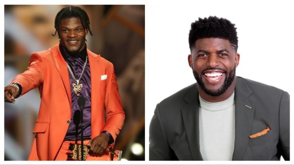 Lamar Jackson and Emmanuel Acho