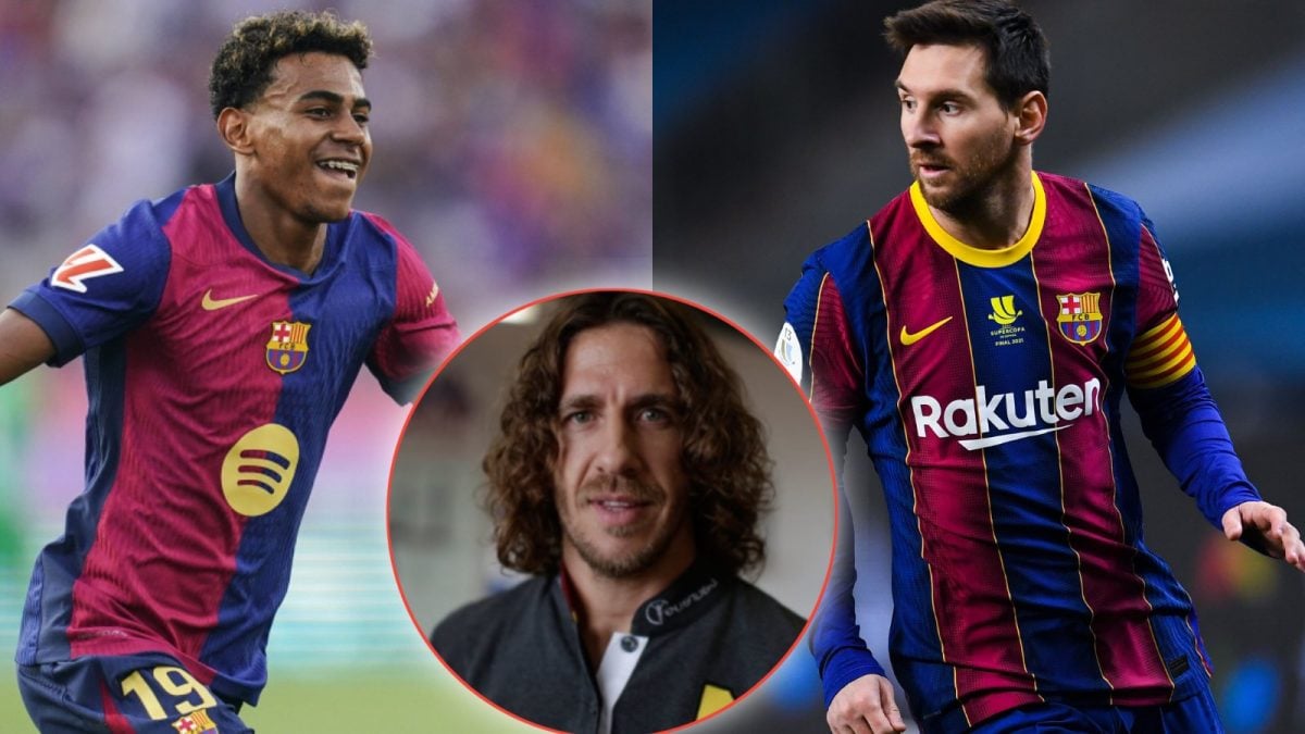 Lamine Yamal Lionel Messi Carles Puyol