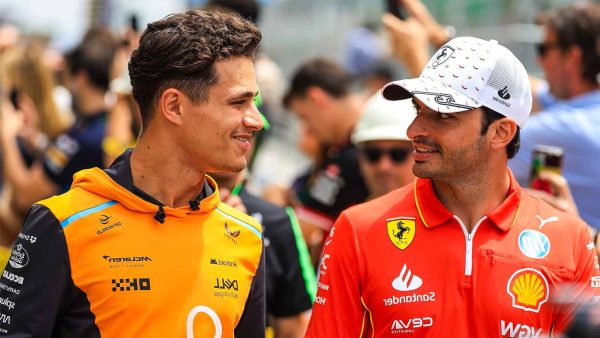 Lando Norris and Carlos Sainz (via Formula 1)