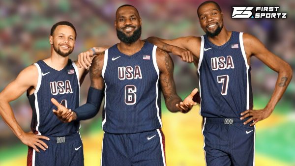 LeBron James was glad he teamed up with Steph Curry and Kevin Durant for Team USA at Paris Olympics