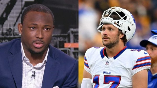 LeSean McCoy and Josh Allen