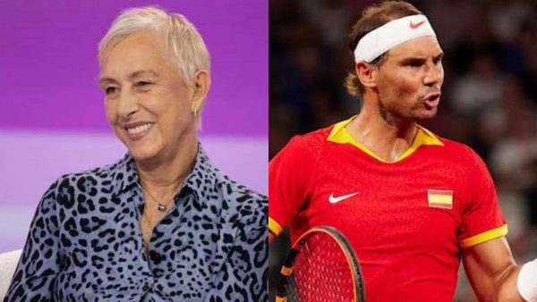 Martina Navratilova and Rafael Nadal (AARP/BBC)