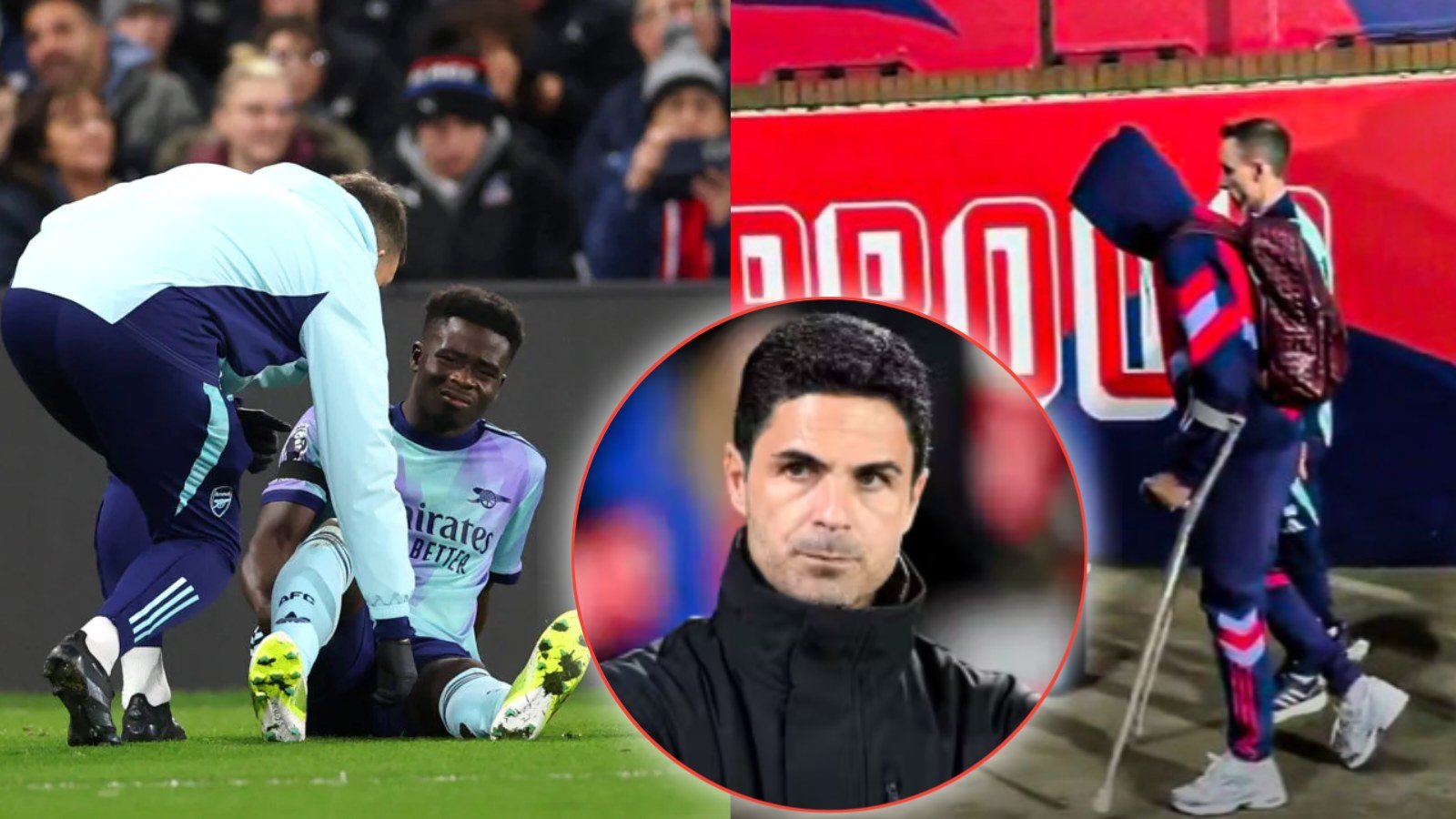 BAD NEWS for Arsenal fans as Mikel Arteta reveals timeline and severity of Bukayo Saka’s injury