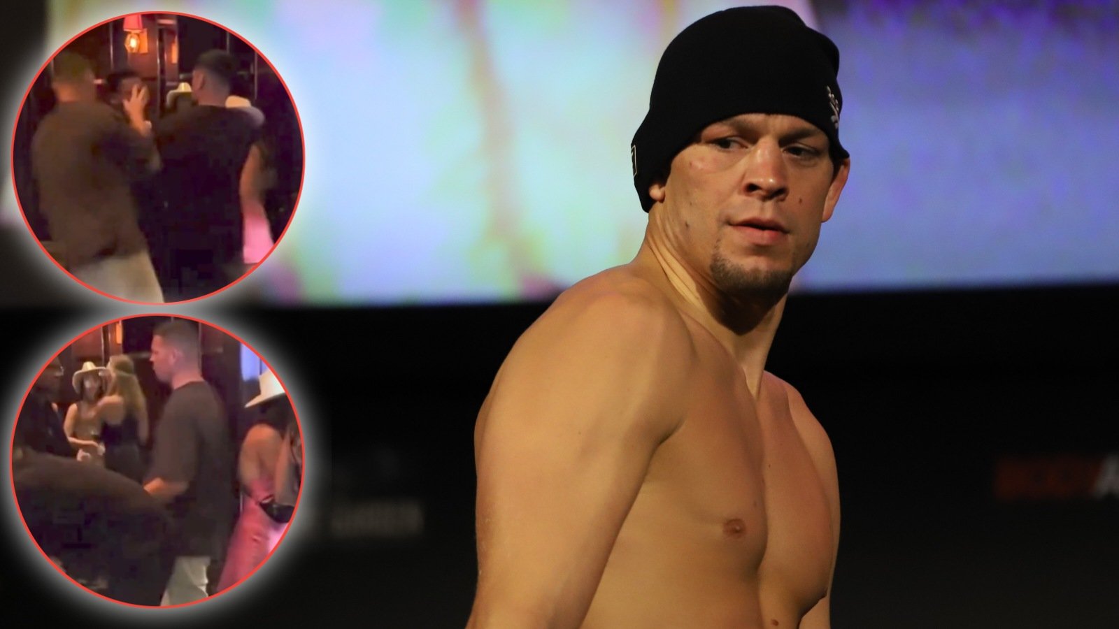 Nate Diaz booked for misdemeanor following altercation with Caesars Palace security personnel