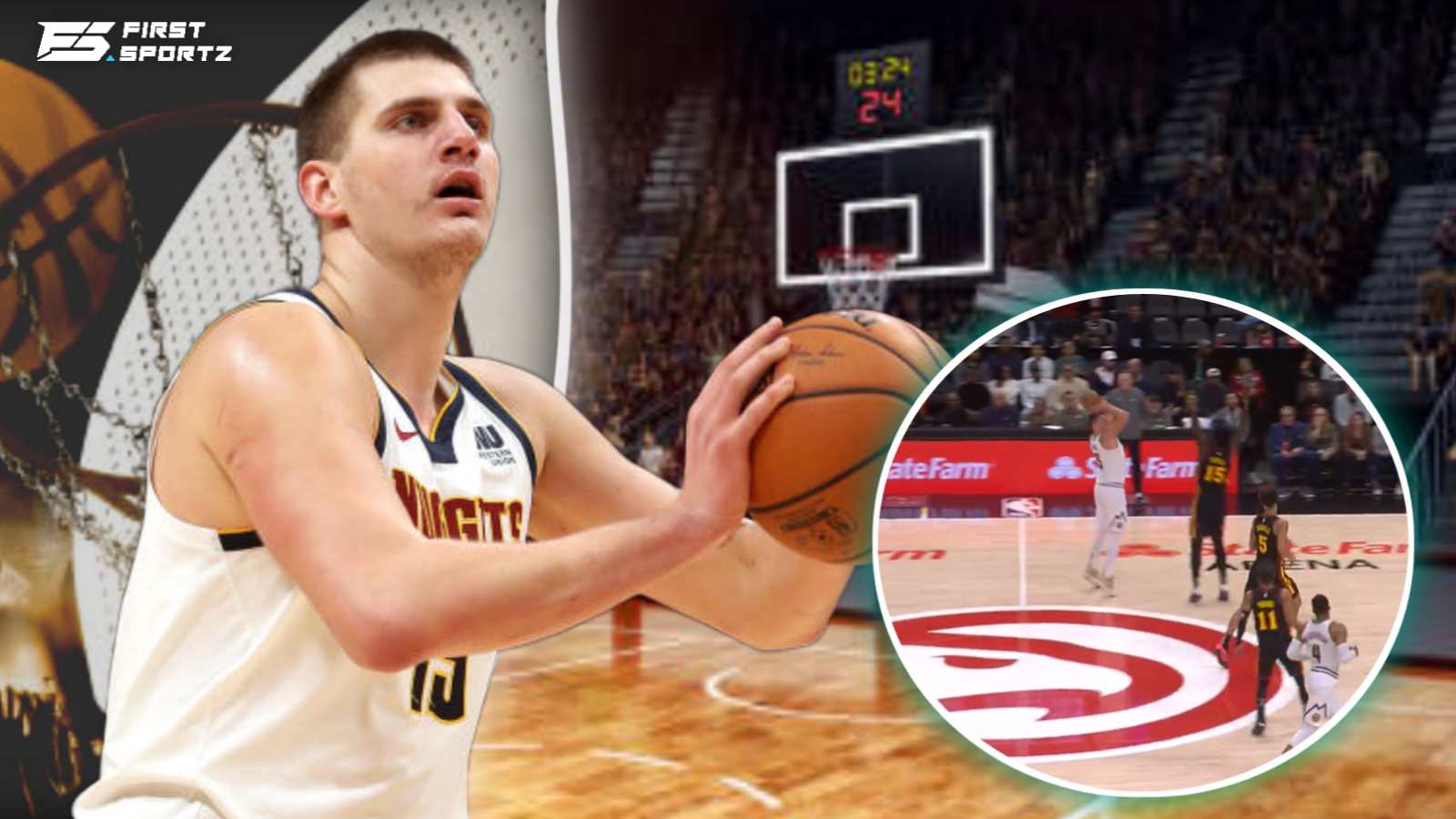 (Video) Nikola Jokic shoots incredible half-court buzzer-beater in another near 50-point outing