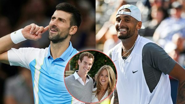 Novak Djokovic, Andy Murray, Kim Sears, Nick Kyrgios