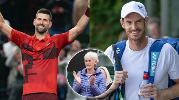 Novak Djokovic, Judy Murray, Andy Murray