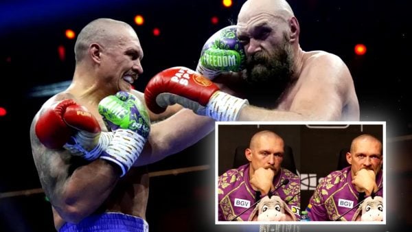 Oleksandr Usyk delivers cold moment after win