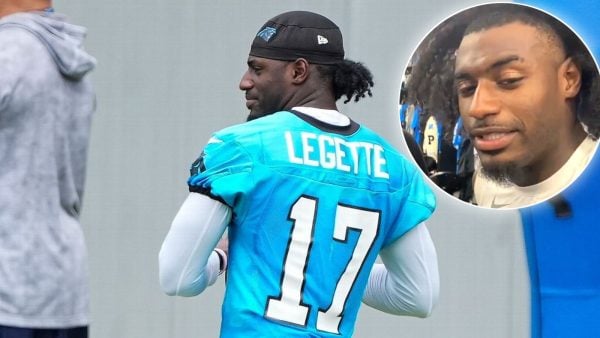 Panthers WR Xavier Legette, who admitted eating raccoon, isn't looking for sympathy for dropped catches