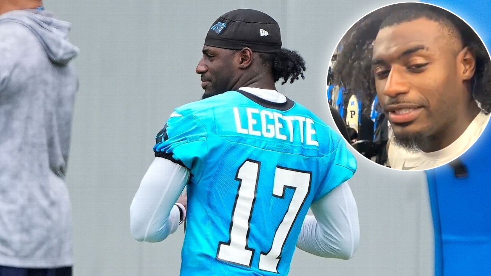 Panthers WR Xavier Legette, who admitted eating raccoon, isn’t looking for sympathy for dropped catches