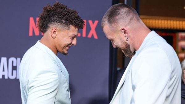 Patrick Mahomes pokes fun at Travis Kelce's 'Acting Skills' on the day Chiefs TE surpassed Tony Gonzalez