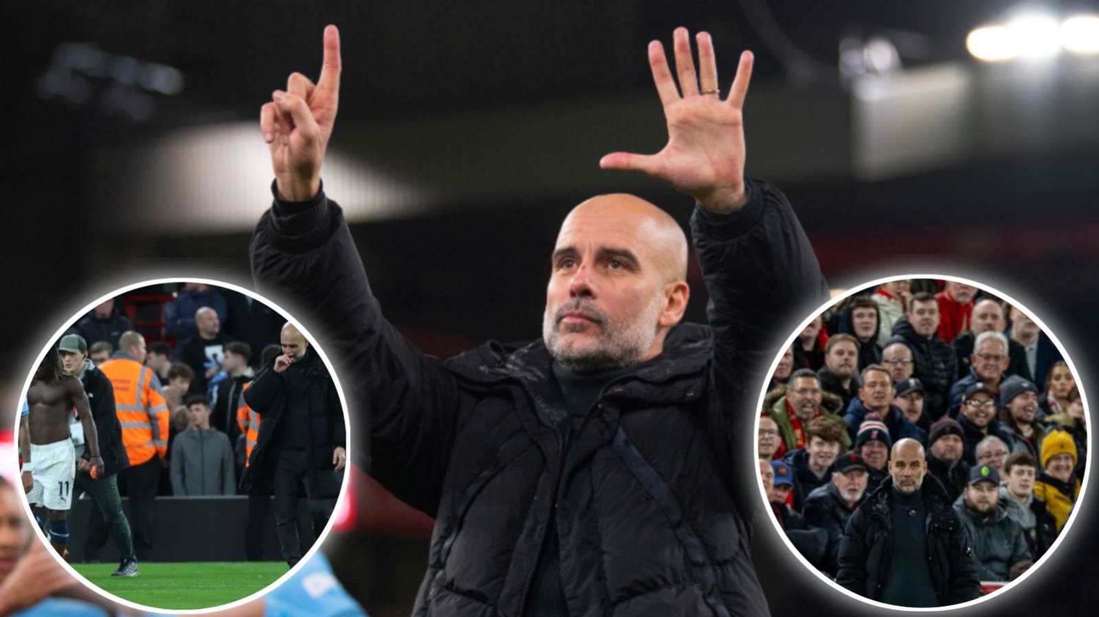 “This is so cold” – Pep Guardiola’s reaction to Liverpool fans singing ‘sacked in the morning’ evokes WILD reactions on social media