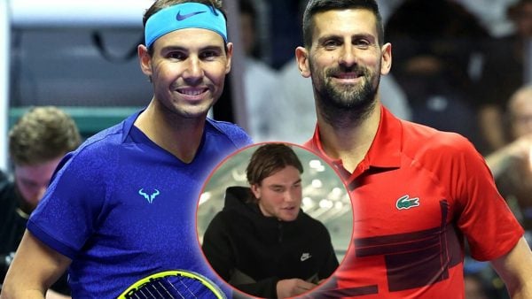 Rafael Nadal, Jack Draper, Novak Djokovic