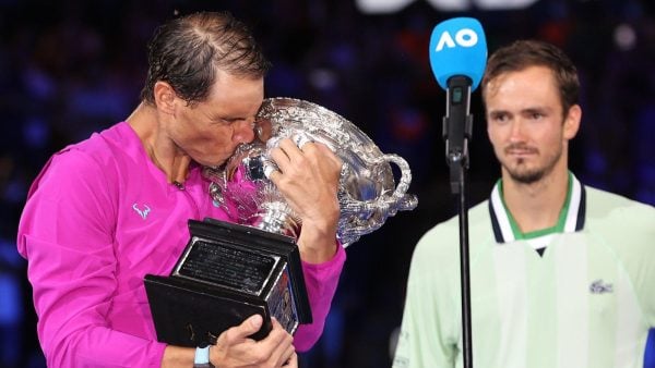 Rafael Nadal and Daniil Medvedev