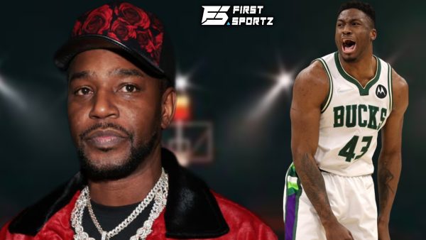 Rapper Cam'ron was confronted by Milwaukee Bucks star Thanasis Antetokounmpo