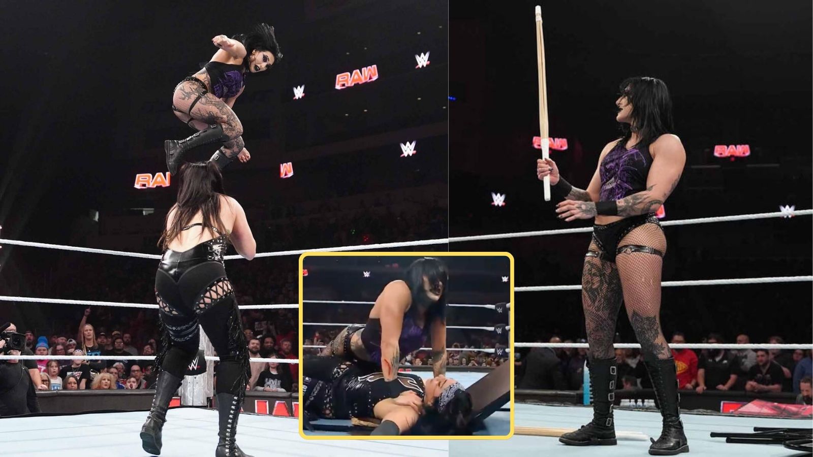 WATCH: Rhea Ripley picks up huge win against 6-foot star in chaotic main event of WWE Raw