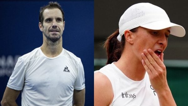 Richard Gasquet and Iga Swiatek