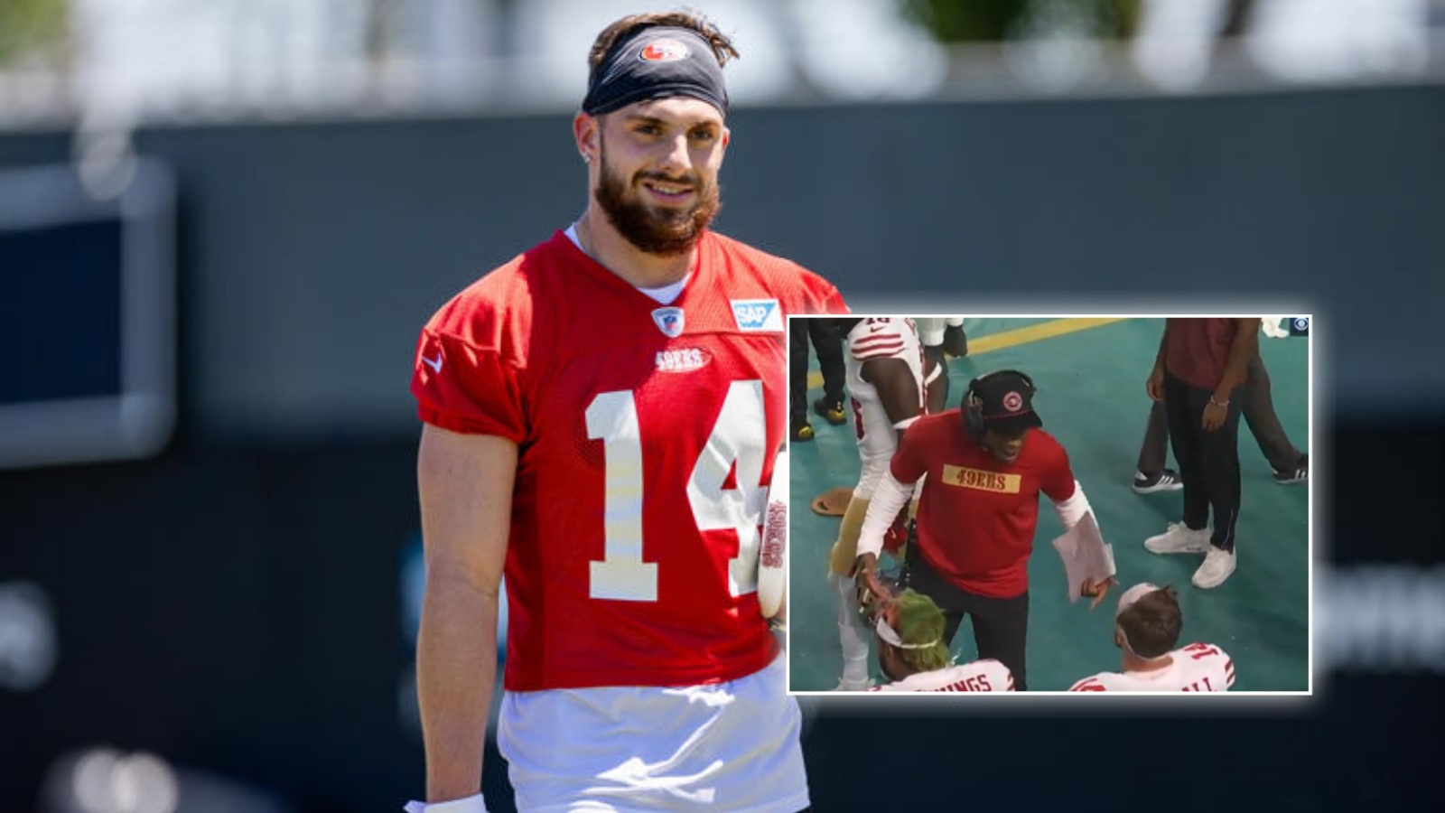 (Video) Carnage on 49ers sidelines during Dolphins game as Ricky Pearsall hears an earful