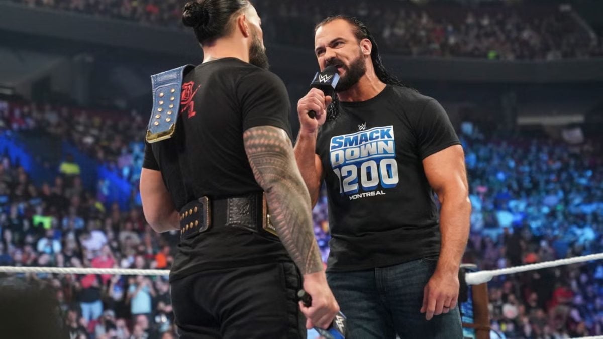 Roman Reigns and Drew McIntyre