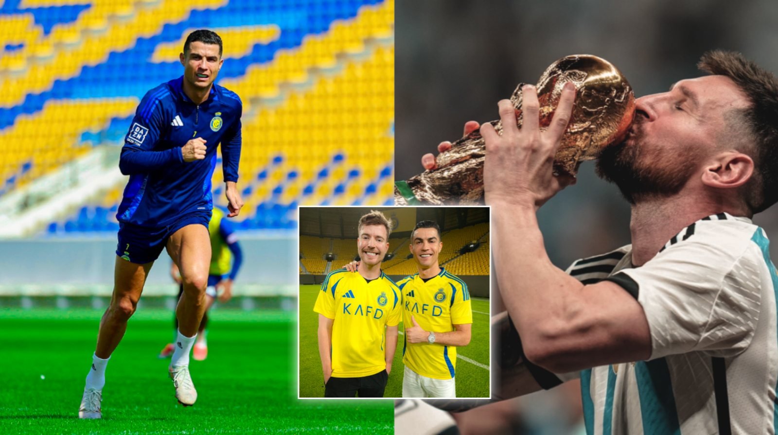 “Who said Messi is better than me?” Cristiano Ronaldo pokes fun at fan who compared Portuguese superstar to Lionel Messi