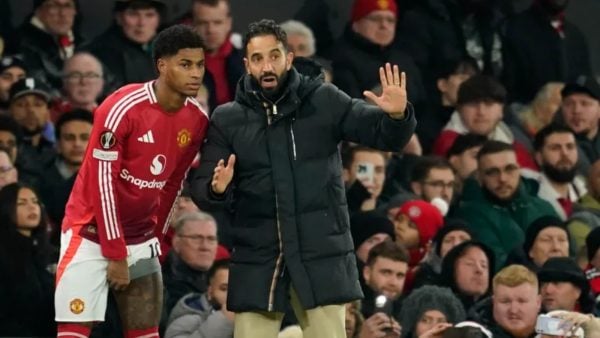 Ruben Amorim Marcus Rashford exclusion