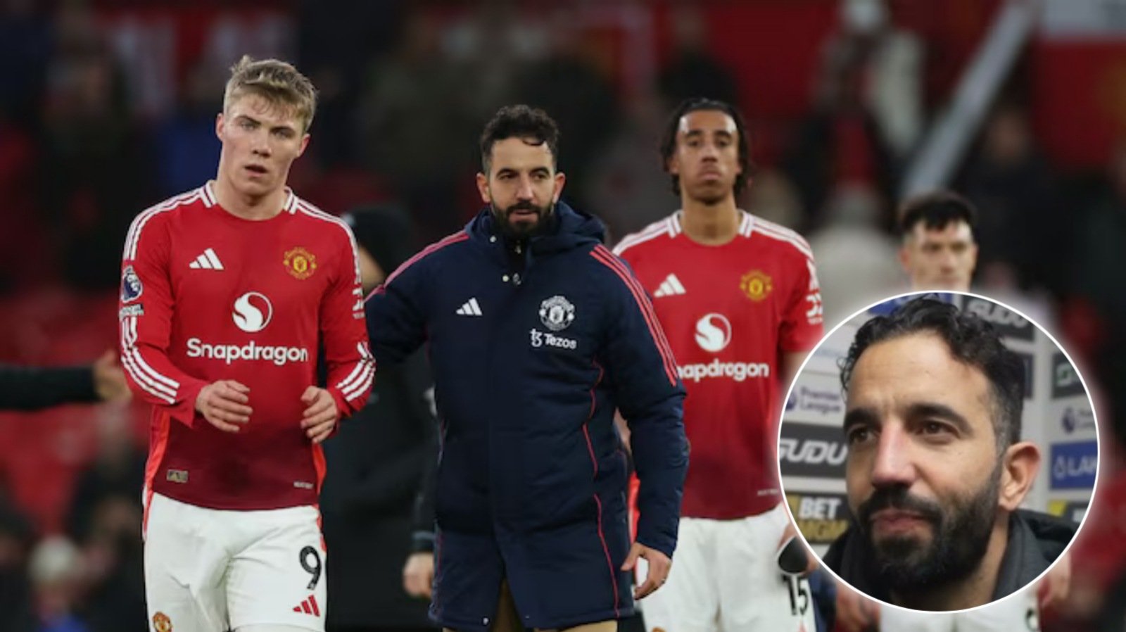 Ruben Amorim admits Manchester United is in ‘SURVIVAL’ mode as club drops to 14th place