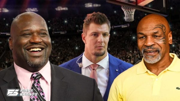 Shaquille O'Neal, Rob Gronkowski, Mike Tyson