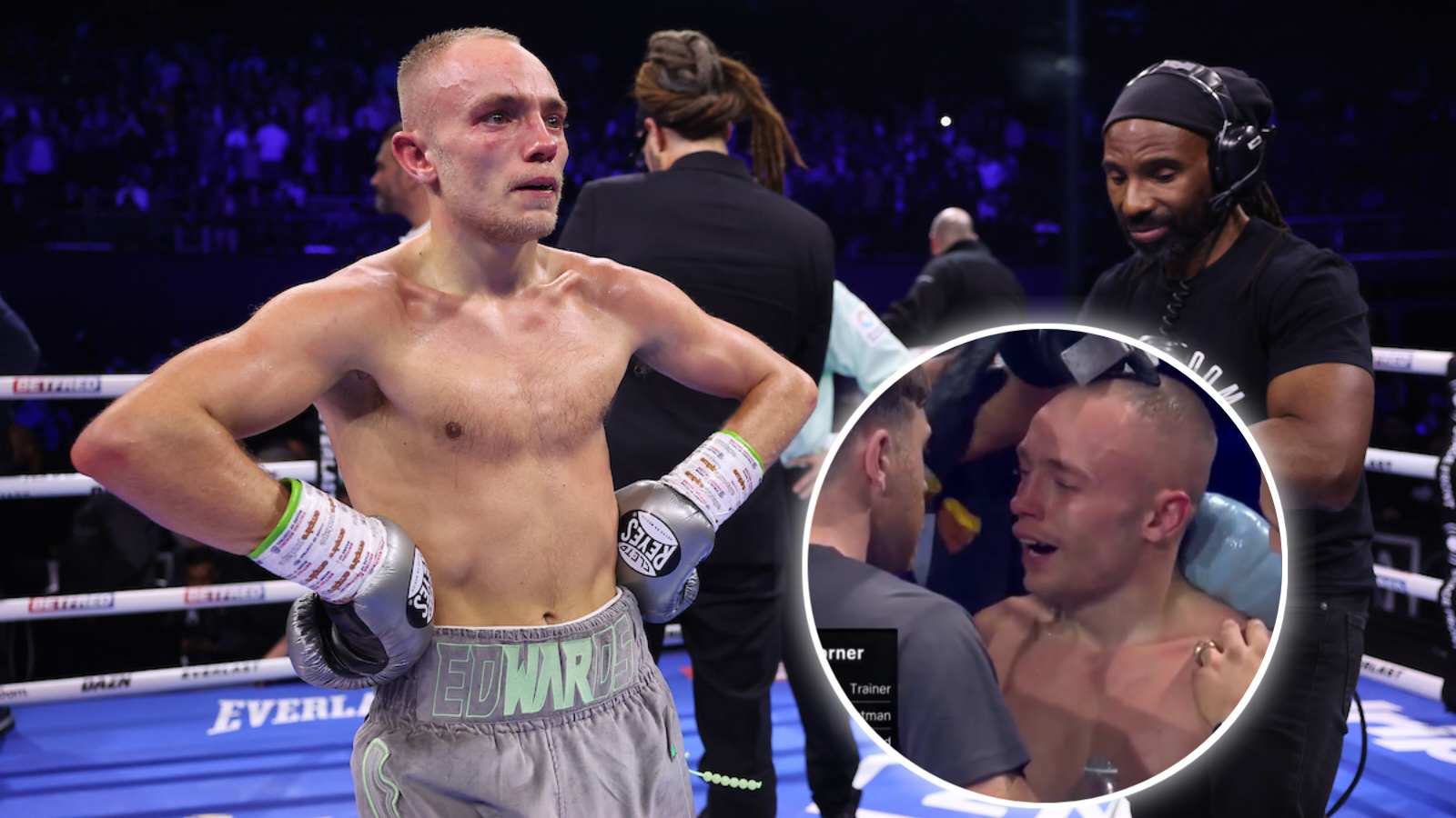 WATCH: “I don’t want to be here…” British boxer makes painful admission to coach wanting to quit mid-fight