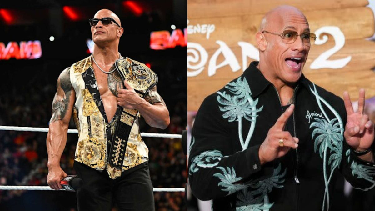 The Rock filmed material with current WWE Champion at Moana 2 world ...