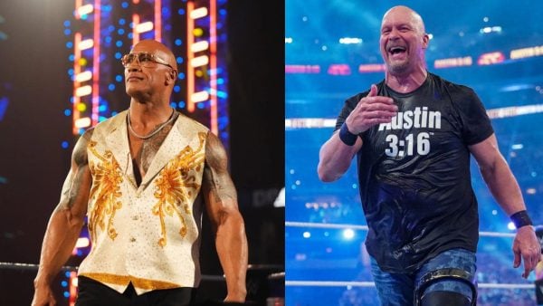 The Rock and Stone Cold Steve Austin