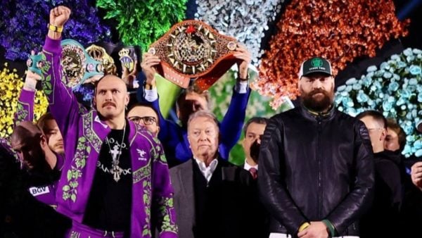 There is a significant weight difference for the Oleksandr Usyk vs. Tyson Fury 2 fight