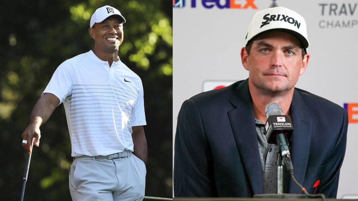 Tiger Woods and Keegan Bradley