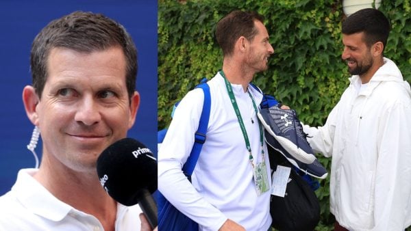 Tim Henman Novak Djokovic Andy Murray