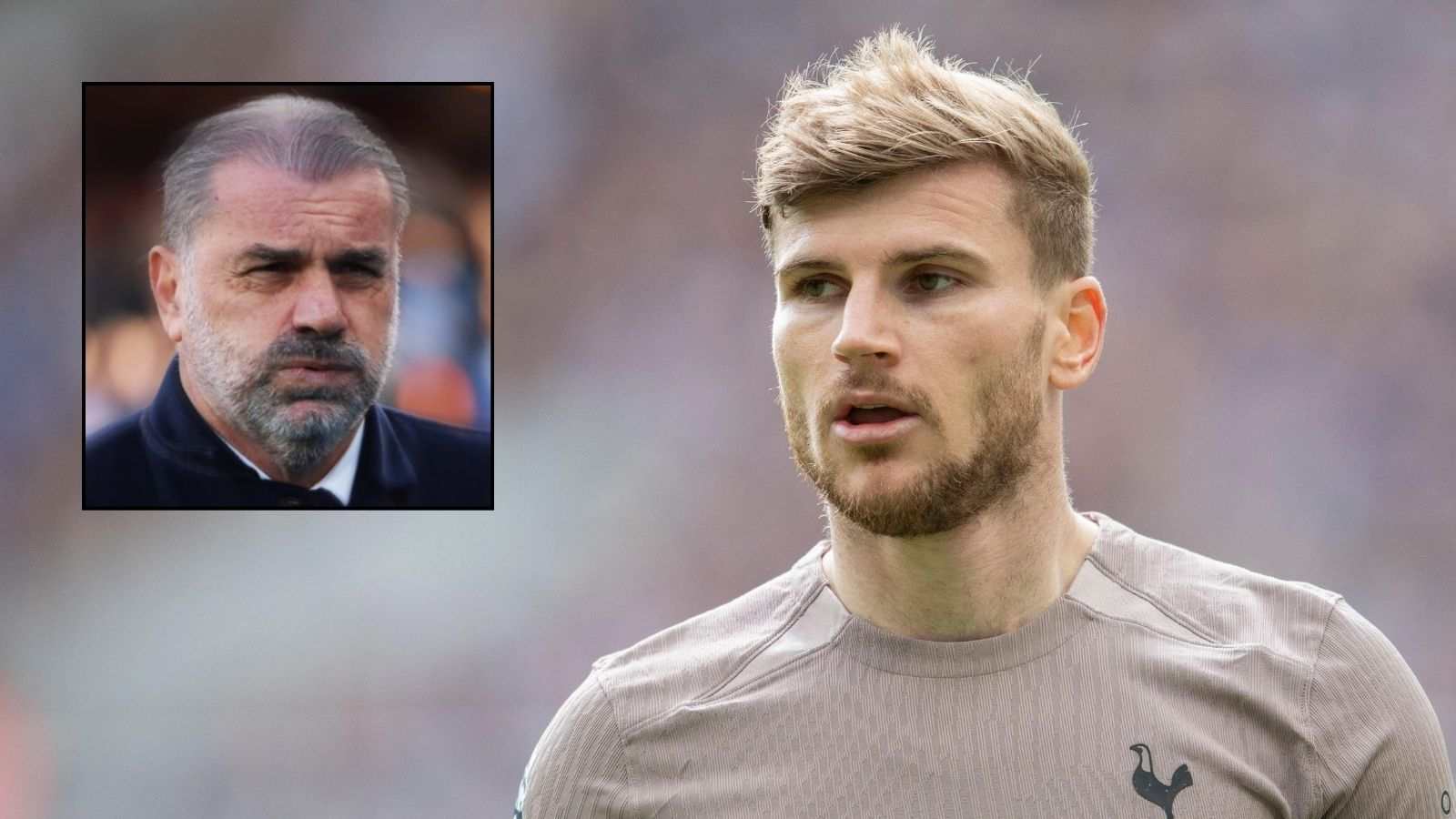 “I’ve got no choice,” Ange Postecoglou reveals Timo Werner’s future in squad after HORRENDOUS outing against Rangers