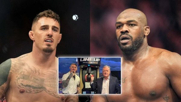 Tom Aspinall digs up Jon Jones' PED controversy at Piers Morgan show