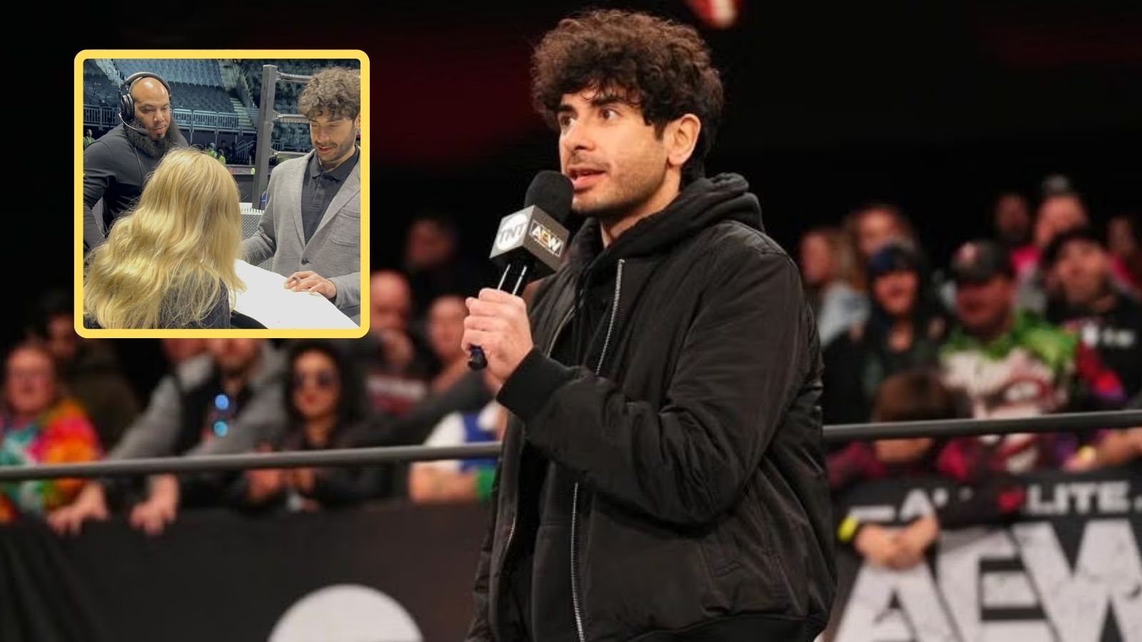 “What a dumb a**” Tony Khan flusters to sign a fan’s poster asking him to bring back popular AEW star after months of alleged mistreatment; wrestling fans react