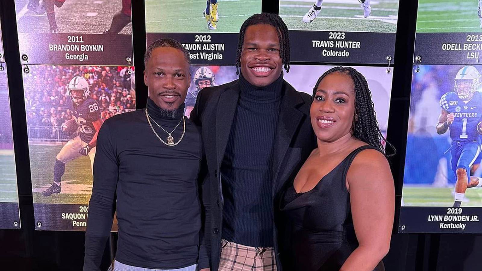 Who are Travis Hunter’s parents Ferrante Edmonds and Travis Hunter Sr.?