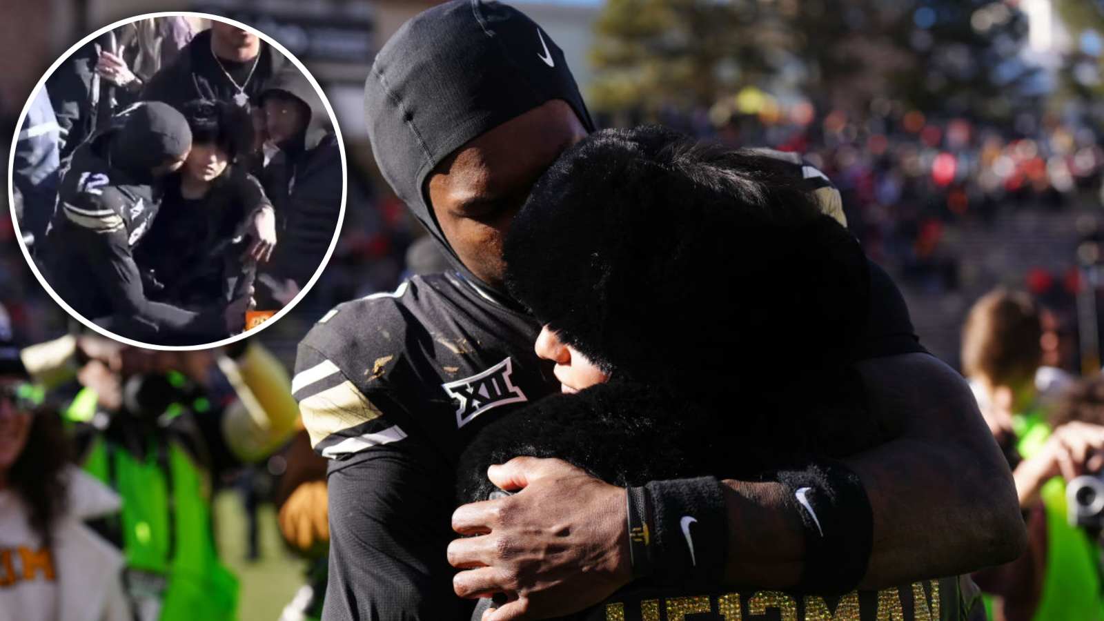 (Video) Travis Hunter’s girlfriend looked absolutely pissed at him after Colorado’s blowout win over Oklahoma State