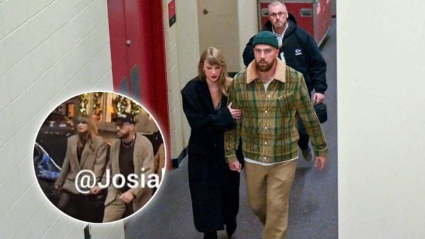 Travis Kelce spotted holding hands with girlfriend Taylor Swift in NYC