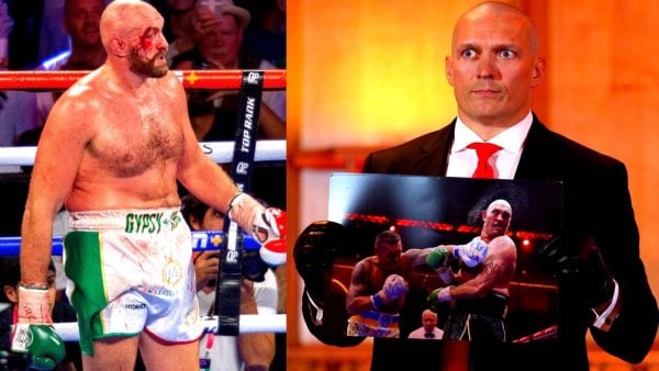 Tyson Fury interrupts with X-rated warning to Oleksandr Usyk ahead of rematch